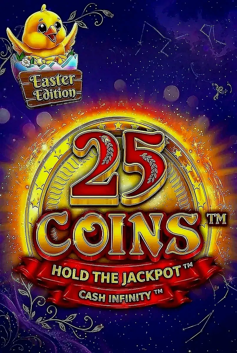 25 coins hold the jackpot cash infinity
